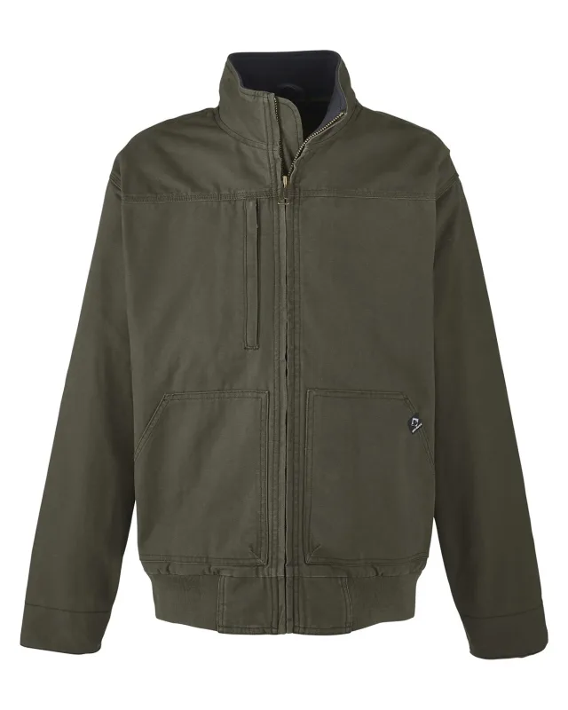 Dri Duck Men's Force Canvas Bomber Jacket — view 5