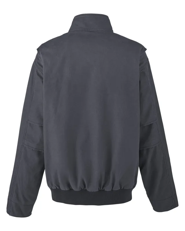 Dri Duck Men's Force Canvas Bomber Jacket — view 7
