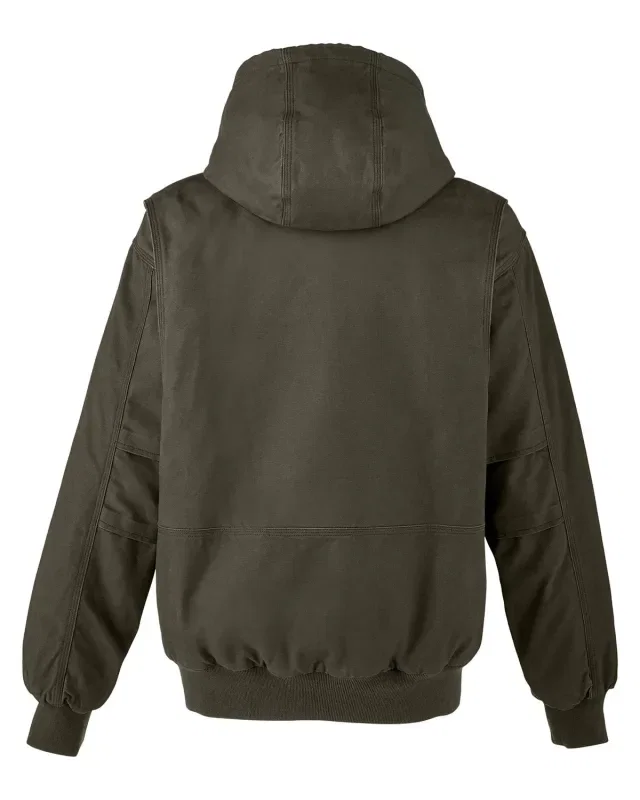 Dri Duck Men's Laramie Canvas Hooded Jacket — view 3