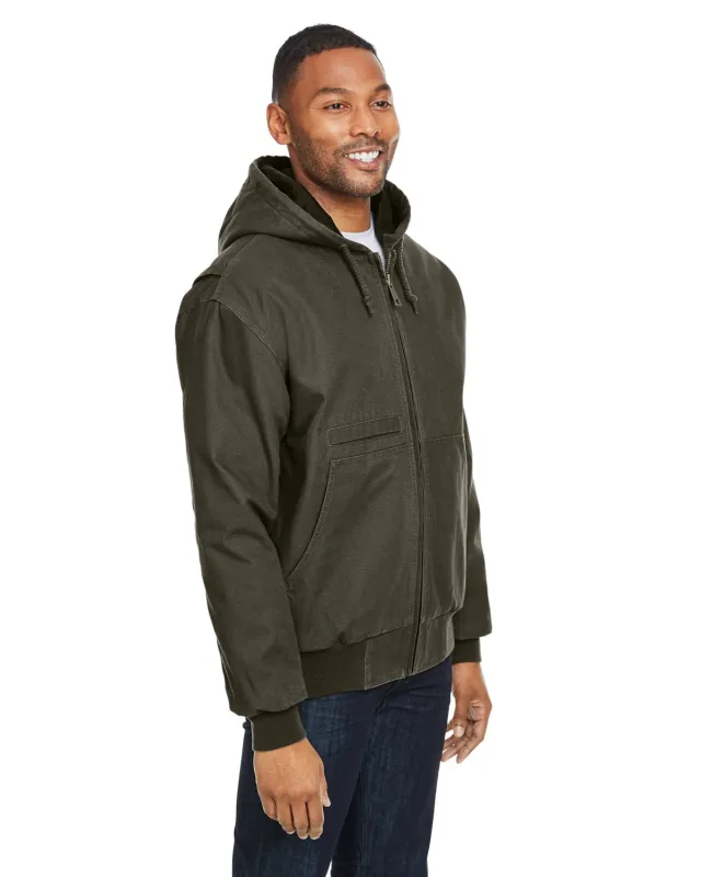 Dri Duck Men's Laramie Canvas Hooded Jacket — view 7