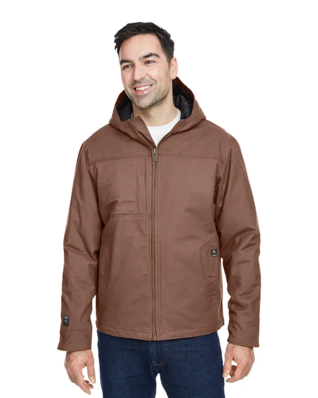 Dri Duck Men's Yukon Flex Stretch Canvas Hooded Jacket — view 2