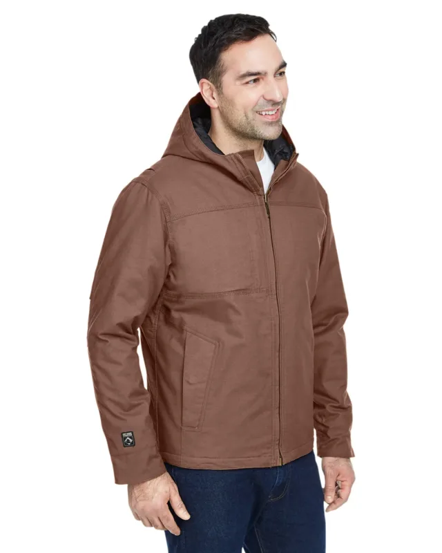 Dri Duck Men's Yukon Flex Stretch Canvas Hooded Jacket — view 3