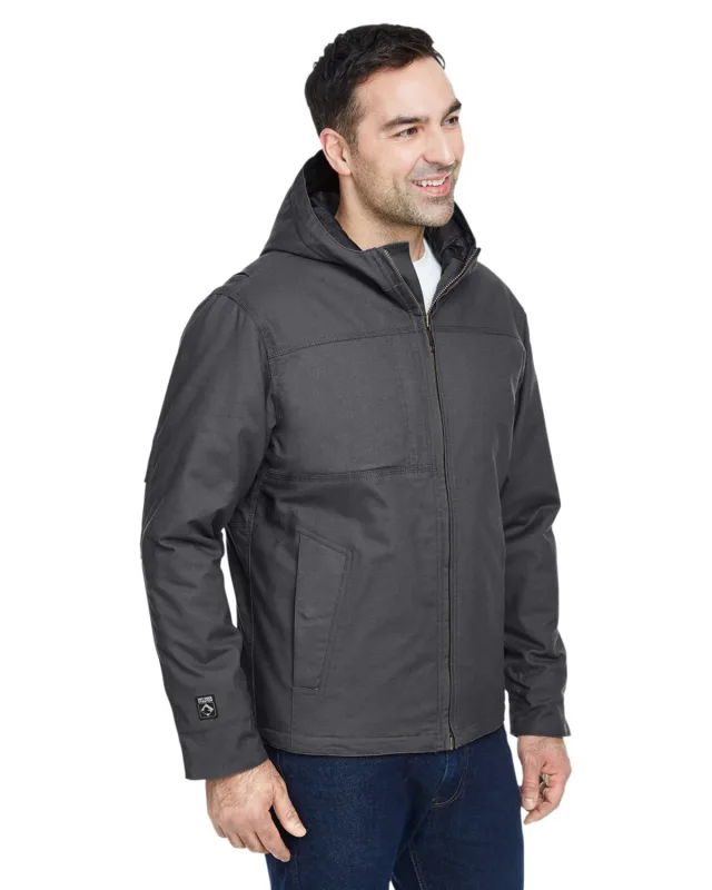 Dri Duck Men's Yukon Flex Stretch Canvas Hooded Jacket — view 7