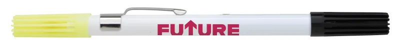 Custom Dri Mark® Double Header Highlighter Ball Pen Combo — view 6