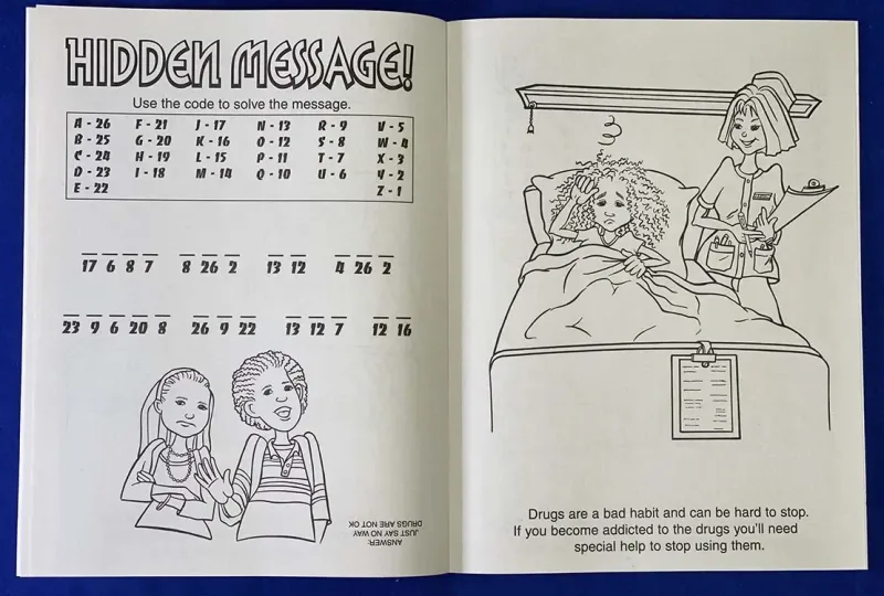 Drug Free Coloring & Activity Book β view 1
