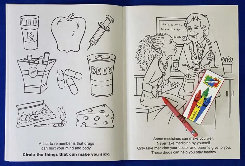 Drug Free Coloring & Activity Book — view 3