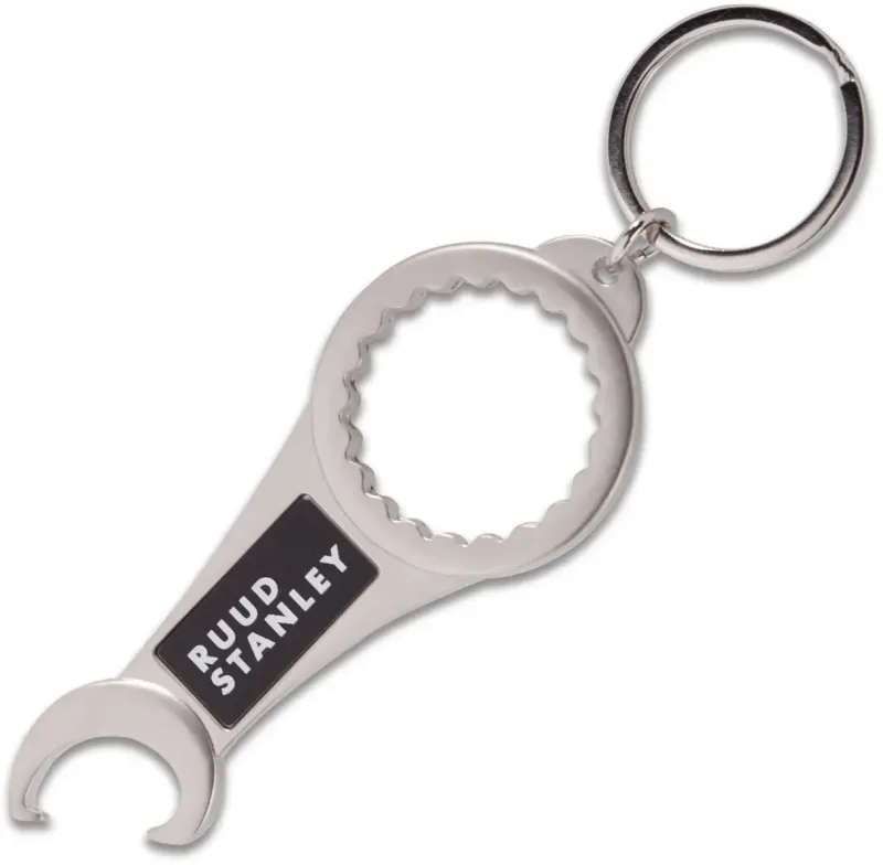 Custom Dual Action Keychain Bottle Opener — view 2