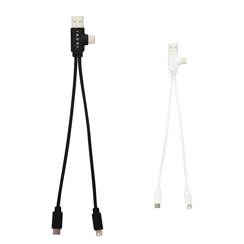 Dual Connect Recycled Multi-Charging Cable