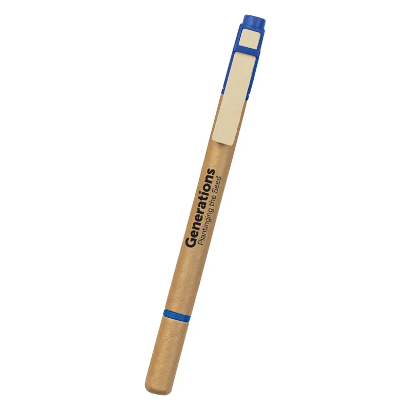 Dual Function Eco-Inspired Pen With Highlighter — view 3