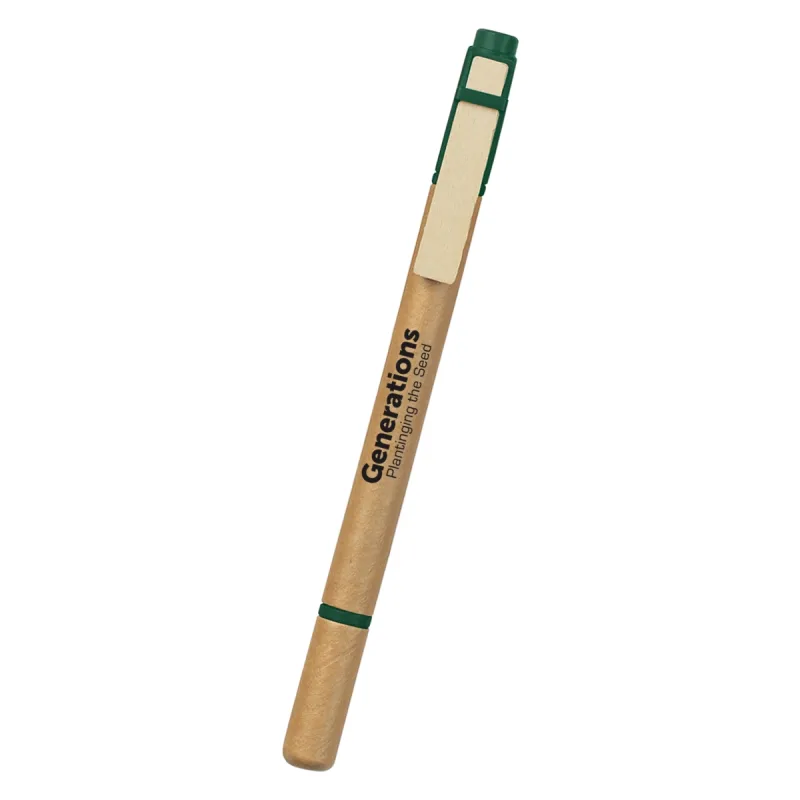 Dual Function Eco-Inspired Pen With Highlighter — view 4
