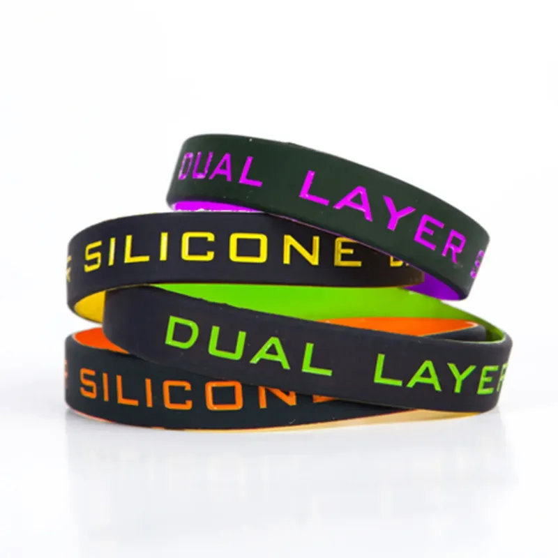 Custom Dual Layered Silicone Bands — view 6