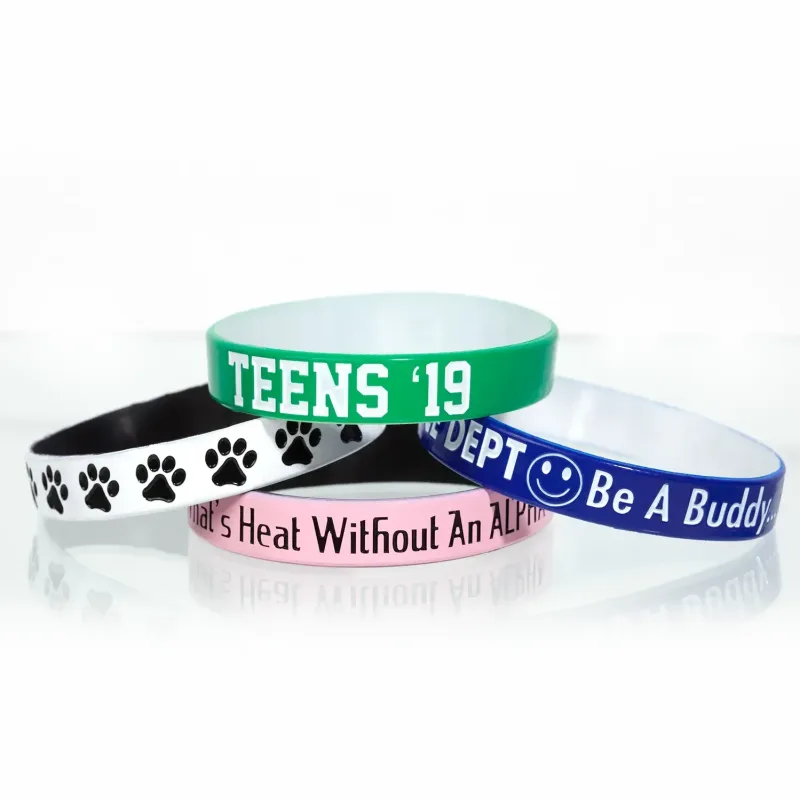 Custom Dual Layered Silicone Bands — view 7