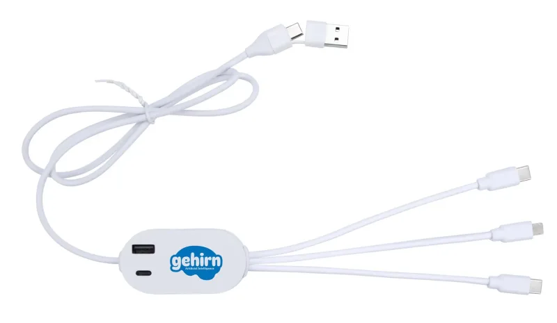 DualLink Charging Cable 2A with USB Hub — view 3