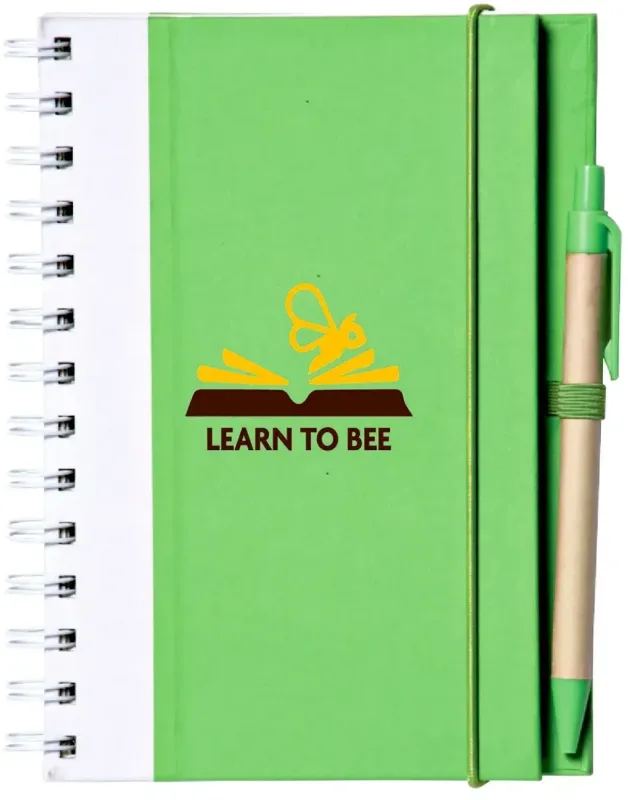 Eco Spiral Notebook with Pen - Duotone (2 Color) — view 2
