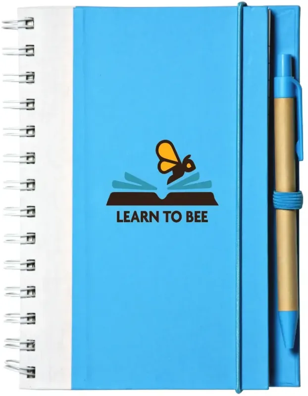 Eco Spiral Notebook with Pen - Duotone (2 Color) — view 4