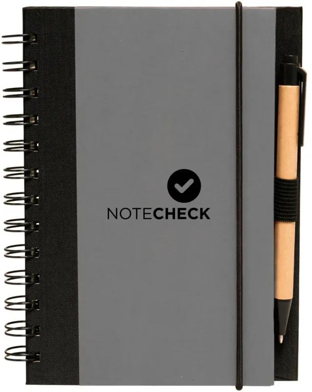 Eco-Spiral Notebook Set with Pen — view 3