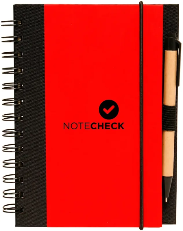 Eco-Spiral Notebook Set with Pen — view 4