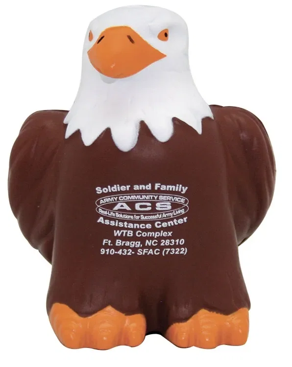 Custom Printed Eagle Stress Reliever — view 6