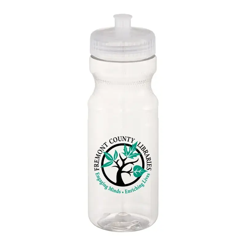 Custom Easy Squeezy Crystal Sports Bottle - 24oz