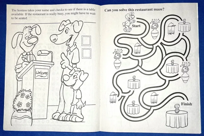 Eating Out Is Fun Coloring Book β view 1