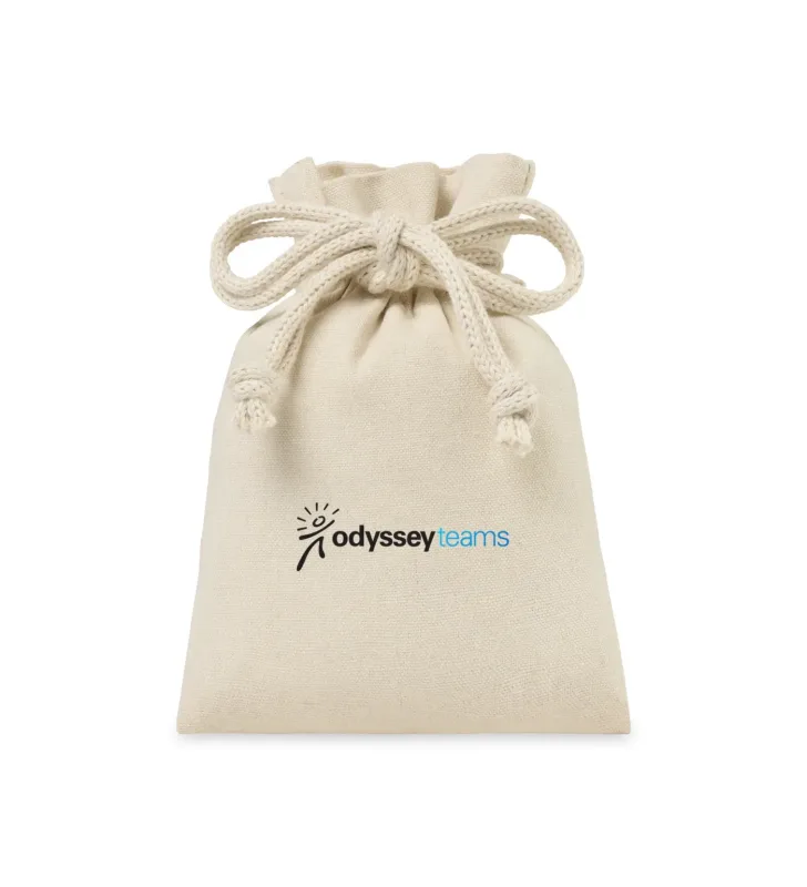 Eco-conscious Canvas Drawstring Gift Bag - Small — view 3
