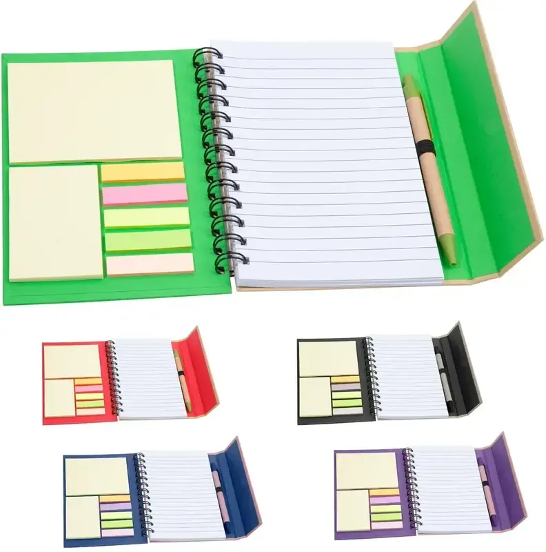 Custom Eco-Tone Notebook with Pen Set (2 Colors)