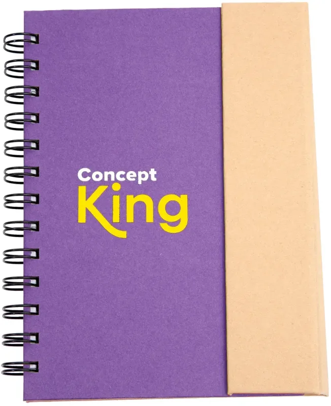 Custom Eco-Tone Notebook with Pen Set (2 Colors) — view 3