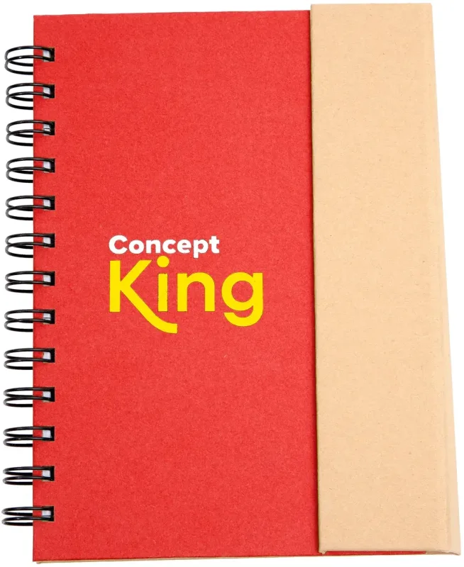Custom Eco-Tone Notebook with Pen Set (2 Colors) — view 5