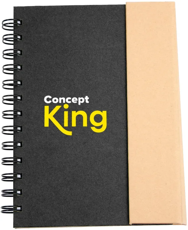 Custom Eco-Tone Notebook with Pen Set (2 Colors) — view 6