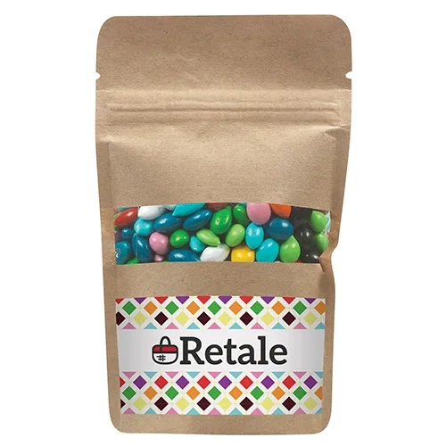 Eco Kraft Resealable Window Pouches — view 2