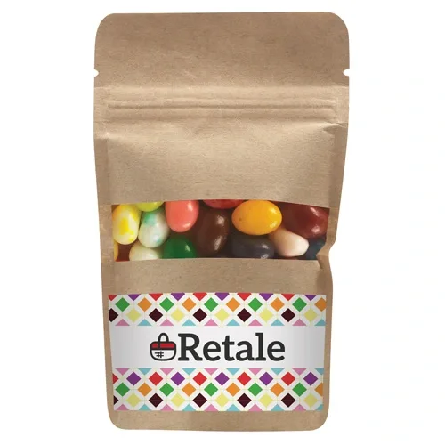 Eco Kraft Resealable Window Pouches — view 6