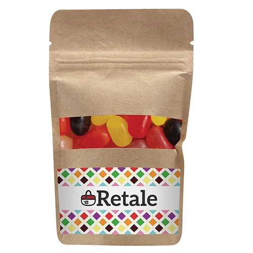Eco Kraft Resealable Window Pouches — view 7