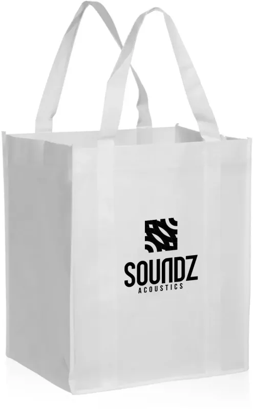 Branded Reusable Grocery Tote Bag (1-Color Imprint) — view 13