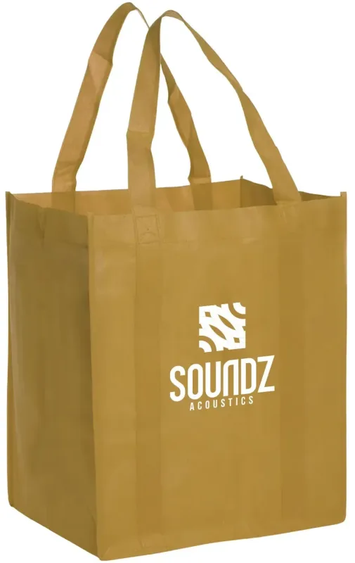 Branded Reusable Grocery Tote Bag (1-Color Imprint) — view 2
