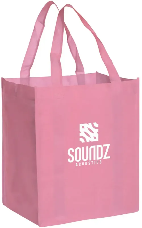 Branded Reusable Grocery Tote Bag (1-Color Imprint) — view 3