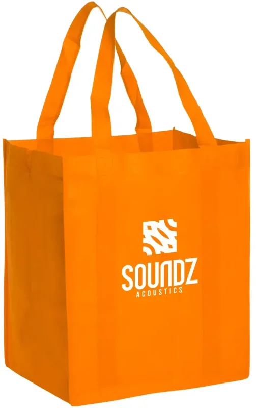 Branded Reusable Grocery Tote Bag (1-Color Imprint) — view 5
