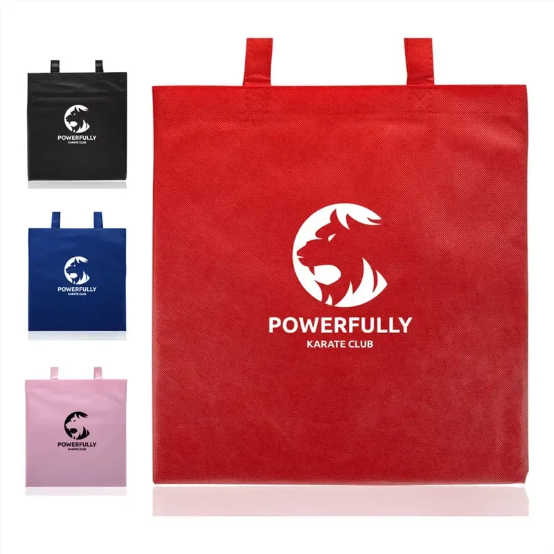 Custom Eco-Tote Reusable Tote Bags with Logo (Non-Woven, 80 GSM)