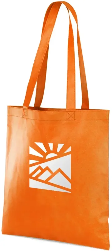 Custom Eco-Tote Reusable Tote Bags with Logo (Non-Woven, 80 GSM) — view 2