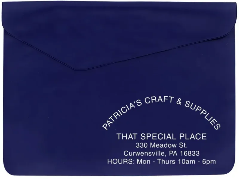 Personalized Promotional Vinyl Flap Portfolio — view 5