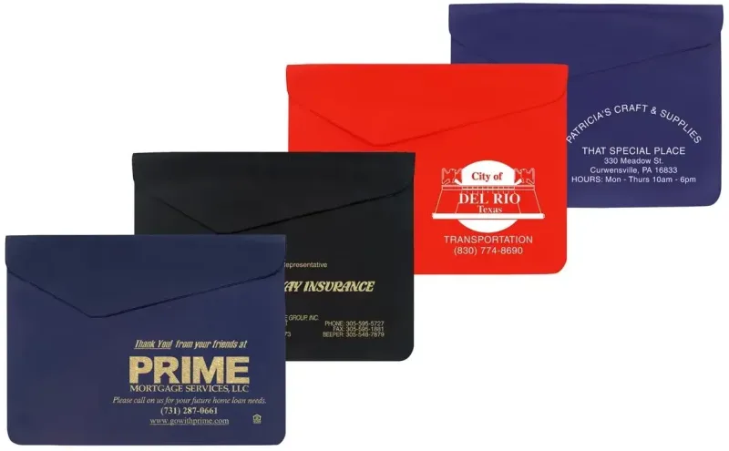 Personalized Promotional Vinyl Flap Portfolio — view 6