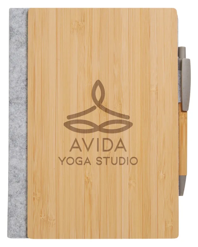 econscious Grove Refillable Bamboo Notebook & Pen — view 2