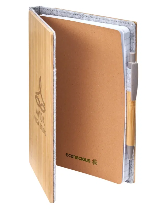 econscious Grove Refillable Bamboo Notebook & Pen — view 4