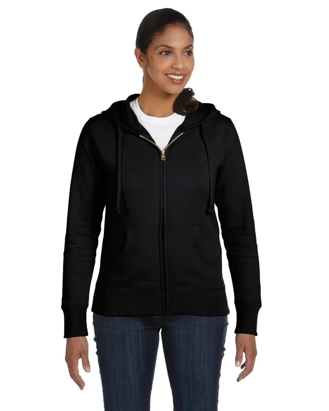 econscious Ladies' Heritage Full-Zip Hooded Sweatshirt — view 8