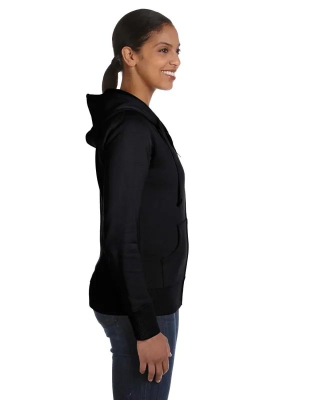 econscious Ladies' Heritage Full-Zip Hooded Sweatshirt — view 9