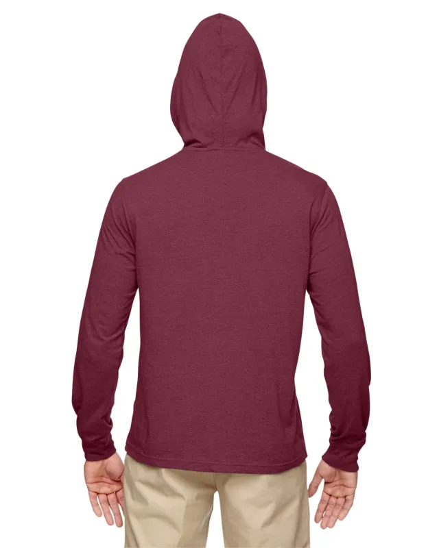 econscious Unisex Eco Blend Long-Sleeve Pullover Hooded T-Shirt — view 13