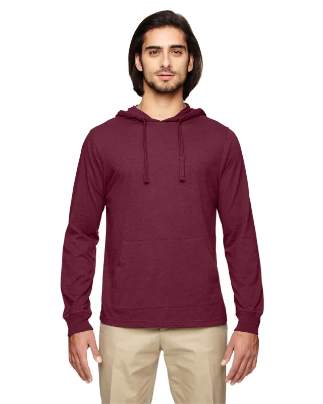 econscious Unisex Eco Blend Long-Sleeve Pullover Hooded T-Shirt — view 14