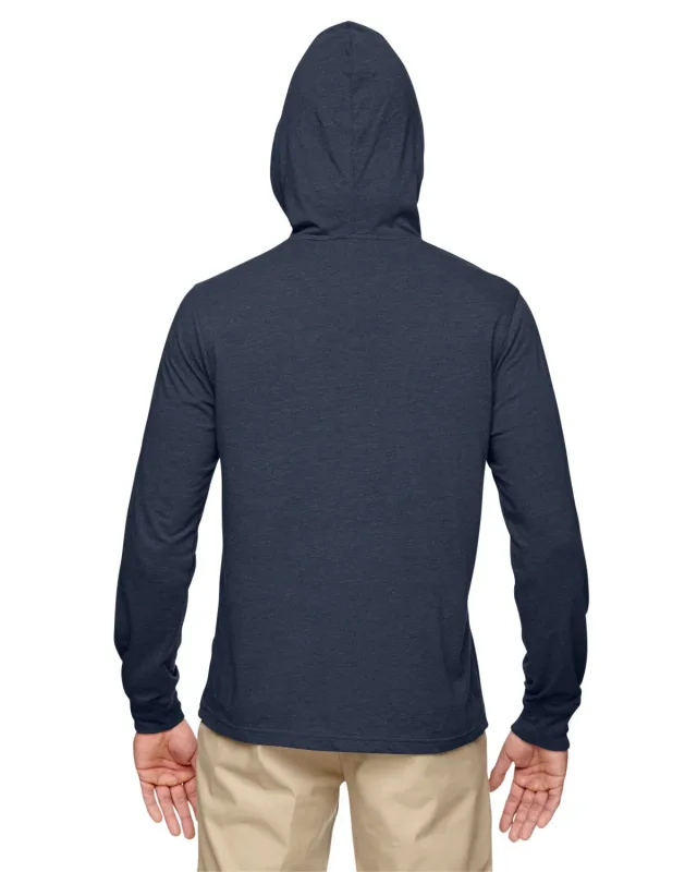 econscious Unisex Eco Blend Long-Sleeve Pullover Hooded T-Shirt — view 7