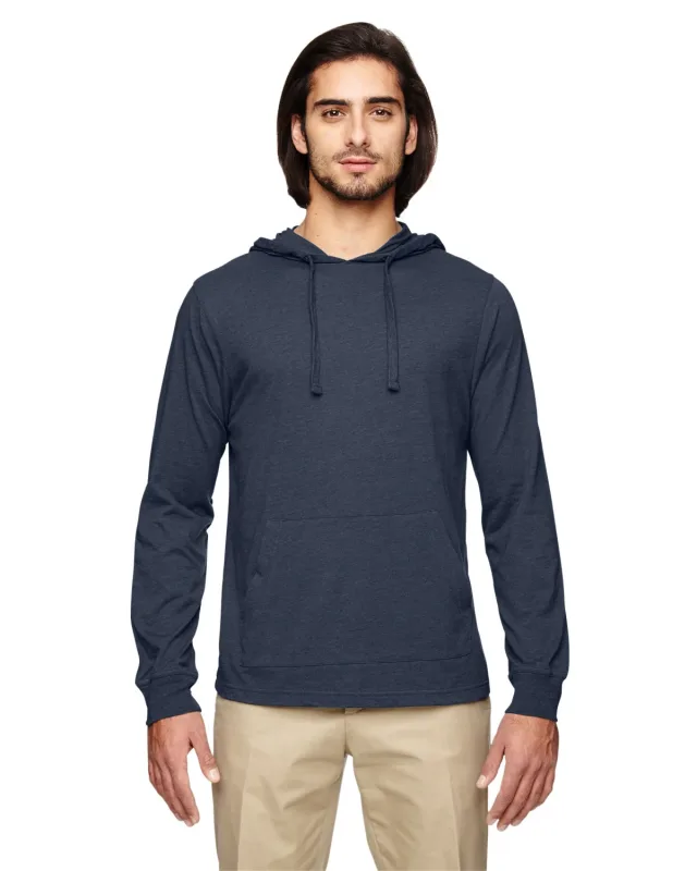 econscious Unisex Eco Blend Long-Sleeve Pullover Hooded T-Shirt — view 8