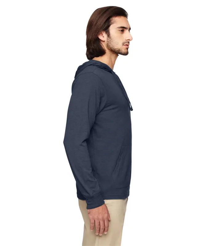 econscious Unisex Eco Blend Long-Sleeve Pullover Hooded T-Shirt — view 9
