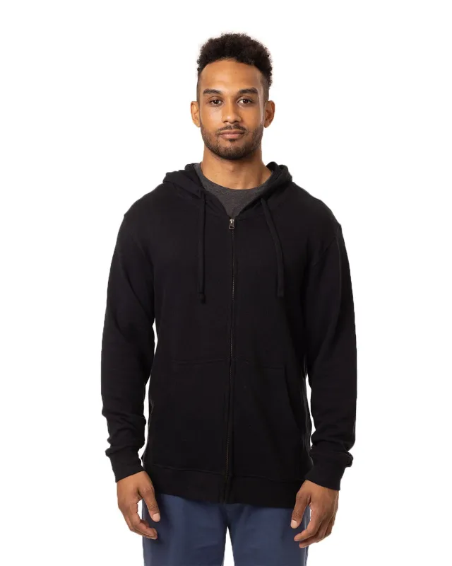 econscious Unisex Hemp Hero Full-Zip Hooded Sweatshirt — view 5